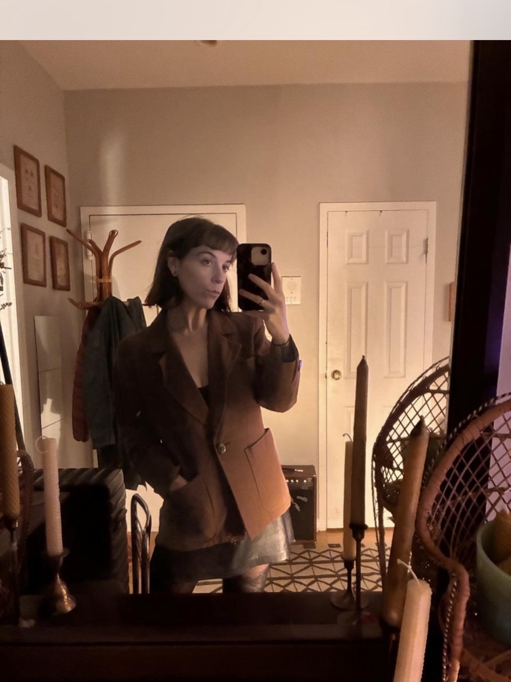 Vintage Yves Saint Laurent Chocolate Brown Blazer